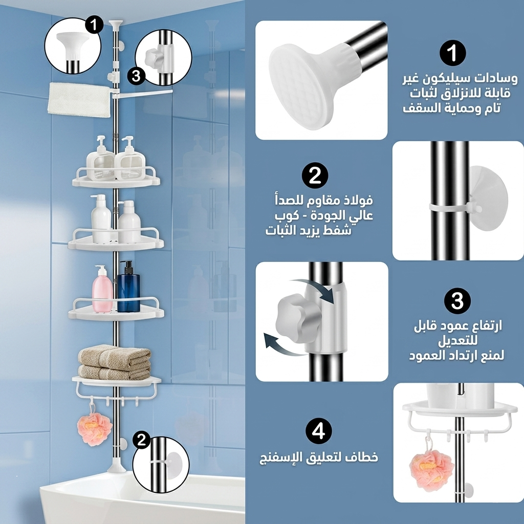 ركنه حمام 4 دور